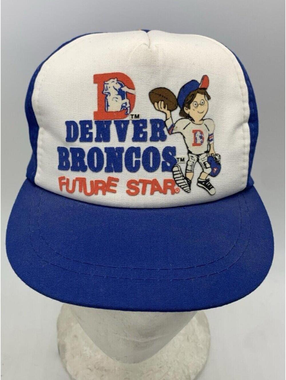 Vintage Child's "Denver Broncos Future Star" Snapback Trucker Hat New